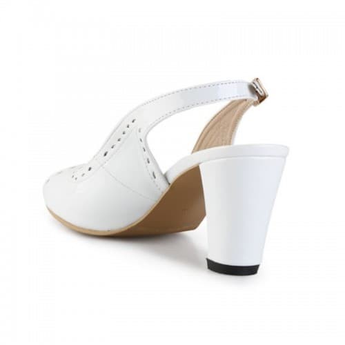 Marelli Sepatu Heels Wanita White - 7110