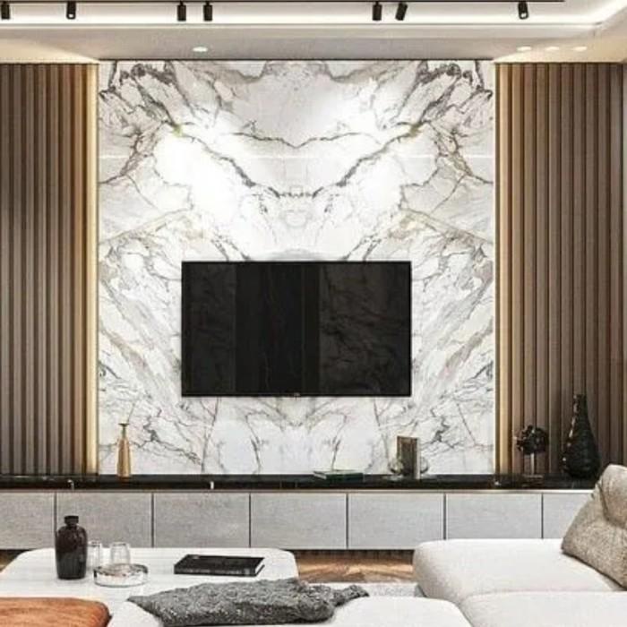 Marmer Panel Pvc Dekorasi Dinding Motif Corak