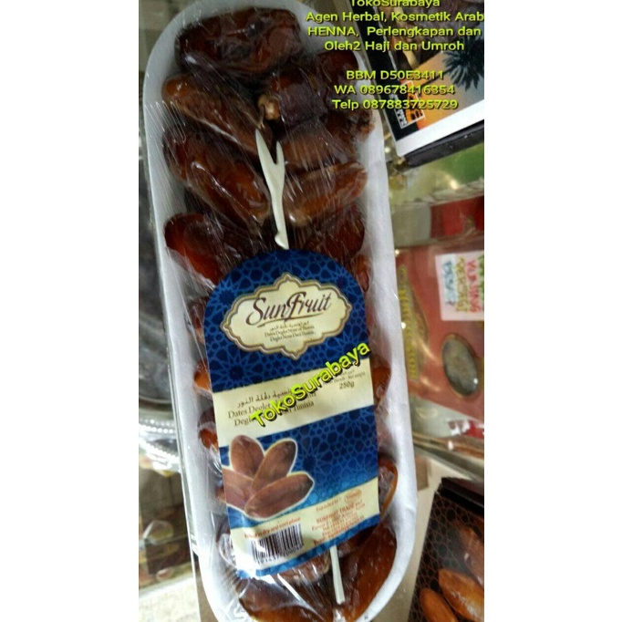 

] Kurma Tunisia Sun fruit Frutt Sunfruit Sunfrutt 250 gr