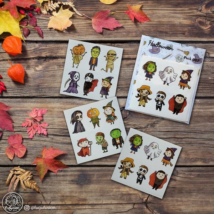 

^%^%^%^%] Stiker / Sticker Deco Aesthetic Journal Scrapbook Halloween 007