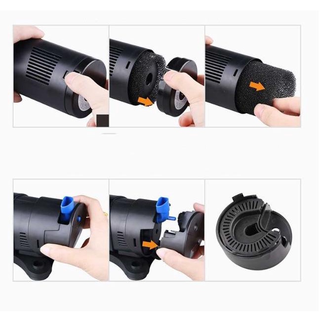 Sunsun Cup Pompa Filter Uv Aquarium Lampu Uv Aquarium Internal