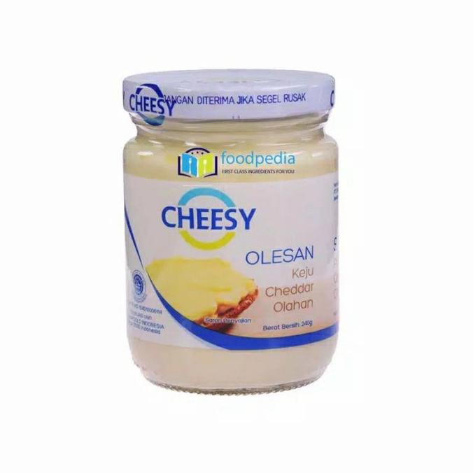 

=+=+=+] Keju Cheddar Spread Cheesy 240 GR Halal Selai / Olesan Roti dan Kue