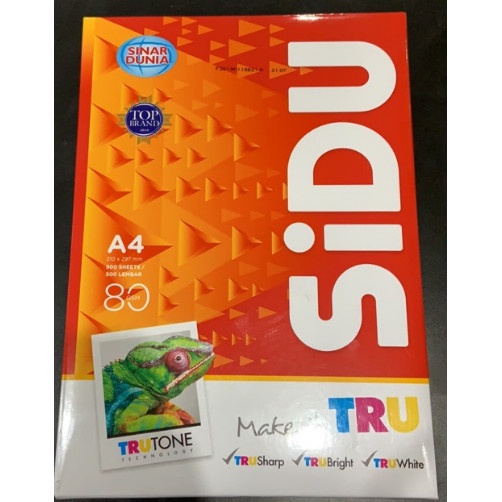 

(1 RIM) Kertas HVS A4 Sinar Dunia 80 gr (Harga Khusus Online) HOT SALE