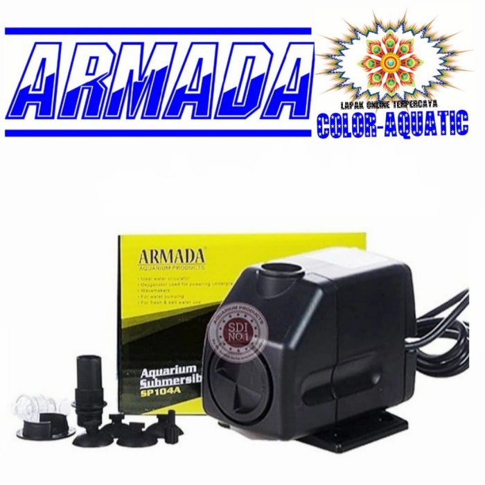 Bestseller Pompa Celup Air Aquarium Kolam Armada 104 A Mesin Celup Air