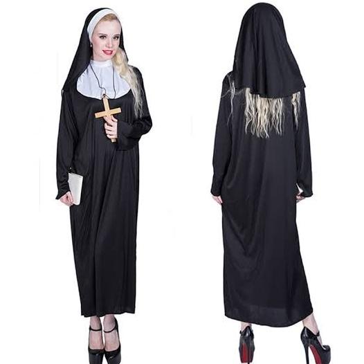 Ready oke] Kostum Valak / Kostum Halloween The Nun Clothes