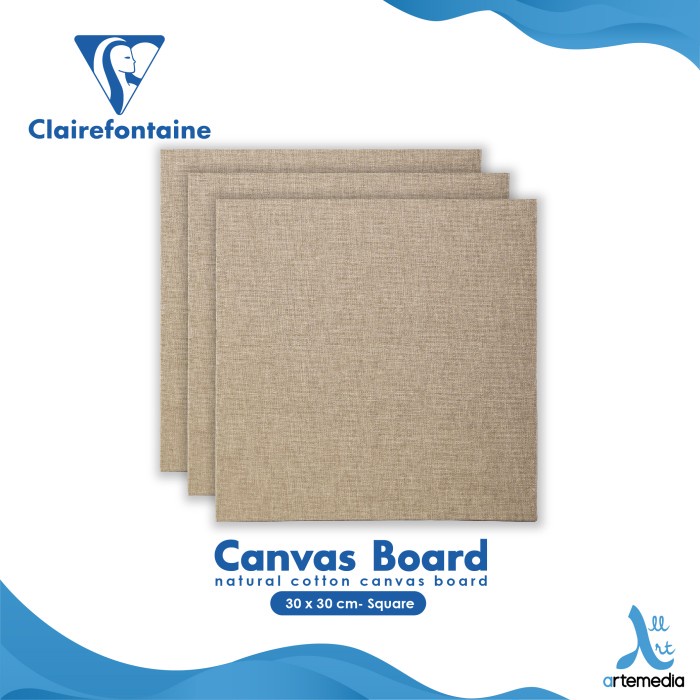 

Bestseller Kanvas Lukis Clairefontaine Natural 30X30Cm Canvas Board