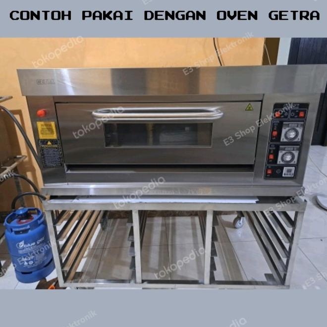 Meja Kaki Oven Gas Dan Rak Loyang