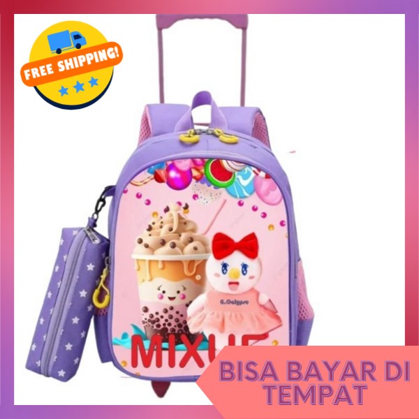 Tas Punggung Ransel Trolly Tk Sd Tas Troli Anak Perempuan Paud Smiggle Bag Child Smuggle Terbaru Ts 
