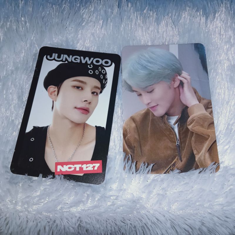 photocard nct mark salting + jungwoo trading card tc ay-yo