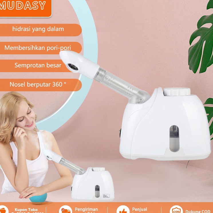 Stock baruX3j3I Facial Steamer Wajah Face Sauna Steamer Muka face Wajah Salon Vaporizer Facial Therm