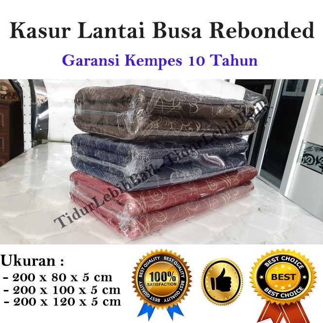 HARGA TERMURAH Kasur Lantai Rebonded Garansi 10 tahun (Density 60)