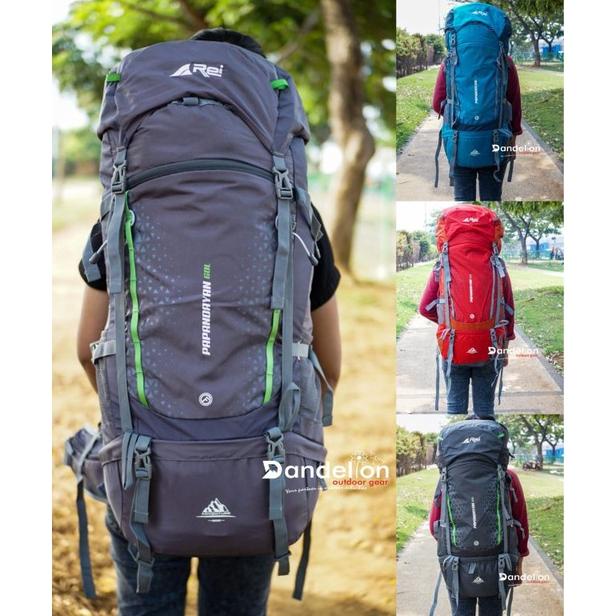 RAW167 Tas Gunung / Carrier Arei Papandayan 60L+5L Original , arei geiser , arei toba 60L toba 35L, 