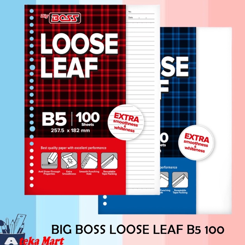 

✷ BIG BOSS LOOSE LEAF B5-100 ❋Hot Sale