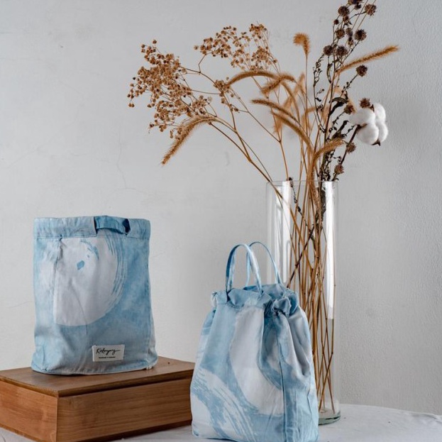 

Star Seller Natural Indigo Pouch ❋