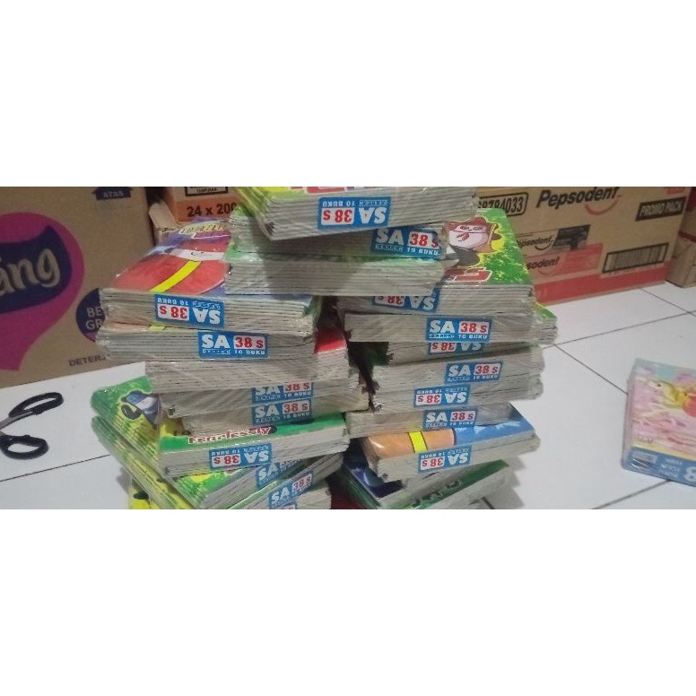 

[PRODUK RRQKV95] N_S_Y Buku tulis SA 38 lembar isi 10 buku ...PROMO!!! cover cewek cowok ready 39