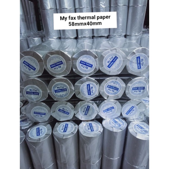 

➼ KERTAS SETRUK THERMAL EDC UK 58mm x 40mm 1pak isi 10 roll/pcs tii89