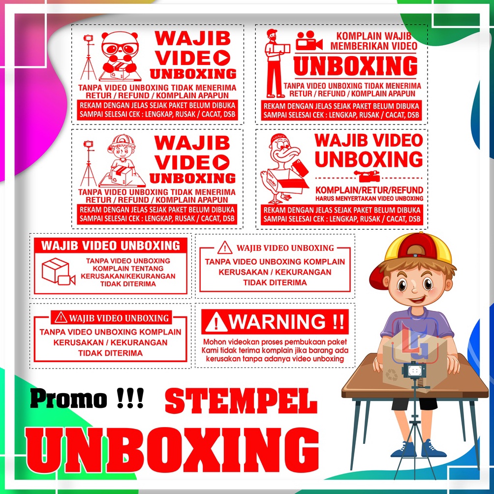 

[QL0] Stempel Video Unboxing Paket rwmtv