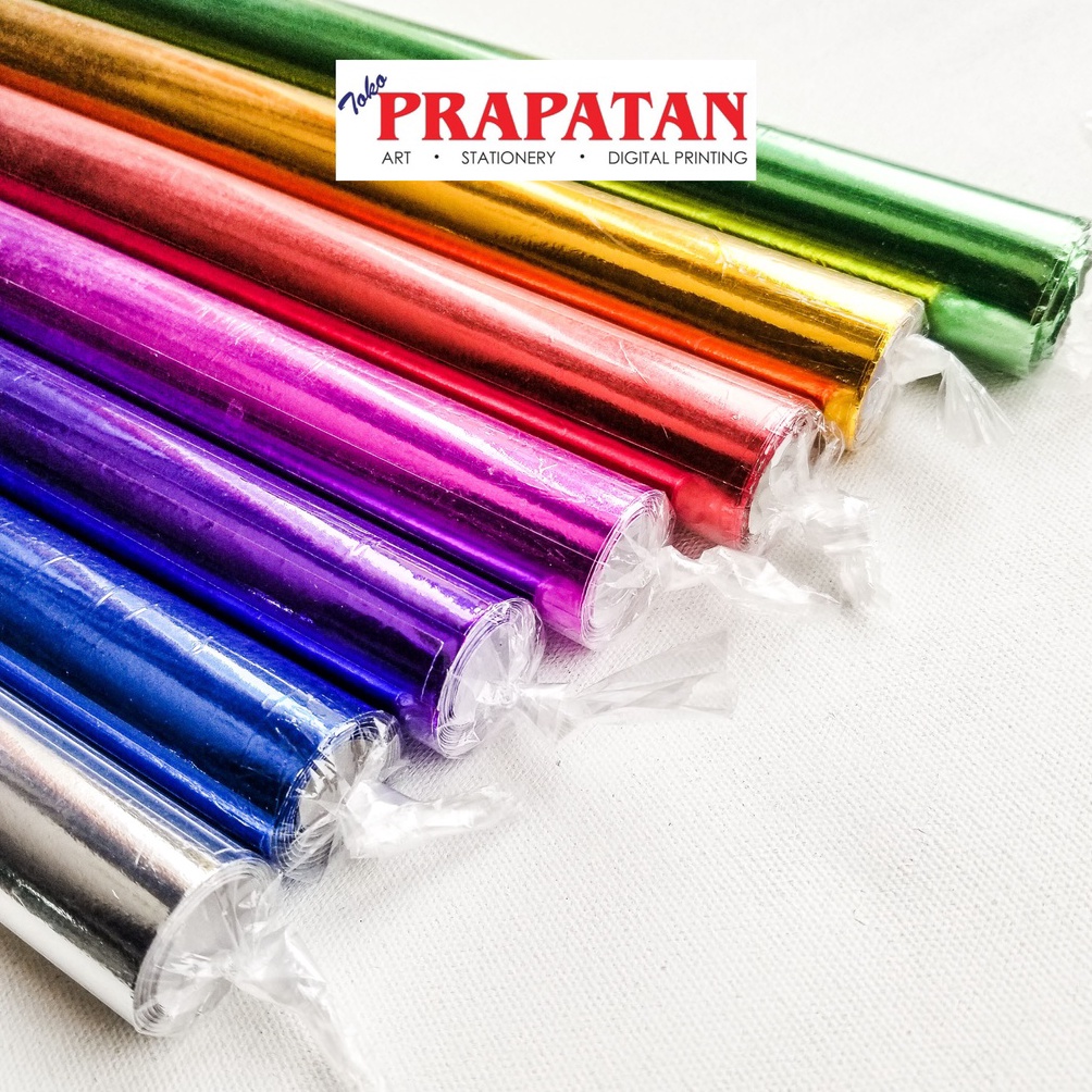 

✯ Kertas Emas 50x64cm 10 Lembar / Kertas Metalik / Kertas Marmer Ready