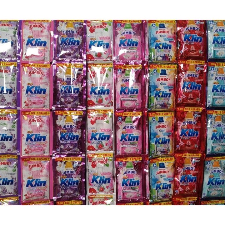↑❂❉ SOKLIN CAIR LIQUID JUMBO | 1 RENCENG ISI 7 SACHET | SOKLIN LIQUID RENCENG VIRAL | SOKLIN RENCENG