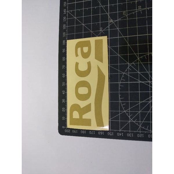 

cutting stiker roca