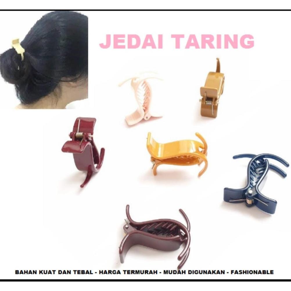 NEW JEDAY TARING / JEPIT RAMBUT GIGI IKAN KOTAK IMPORT