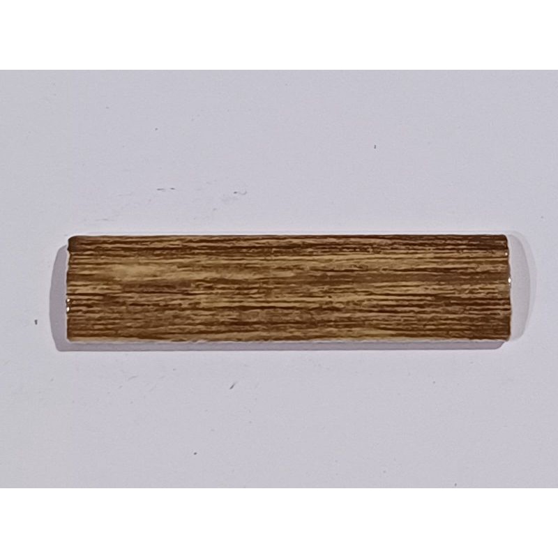 Kuku macan keramik motif kayu warna coklat tua dan coklat muda panjang 10cm