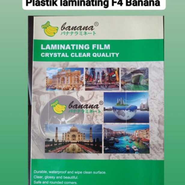 

Terlaris PLASTIK LAMINATING F4 BANANA PER PACK ✽