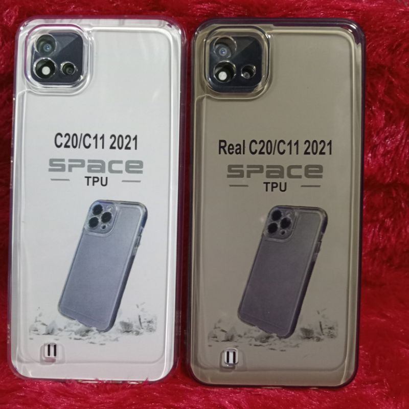 Soft Case Clear Space Bening Realme C20/C11 2021 Protec Camera Good quality