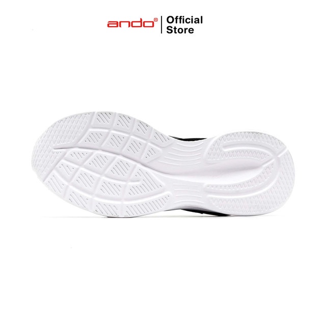 Ando Official Sepatu Sneakers Sarapova Pria Dewasa - Hitam/Putih