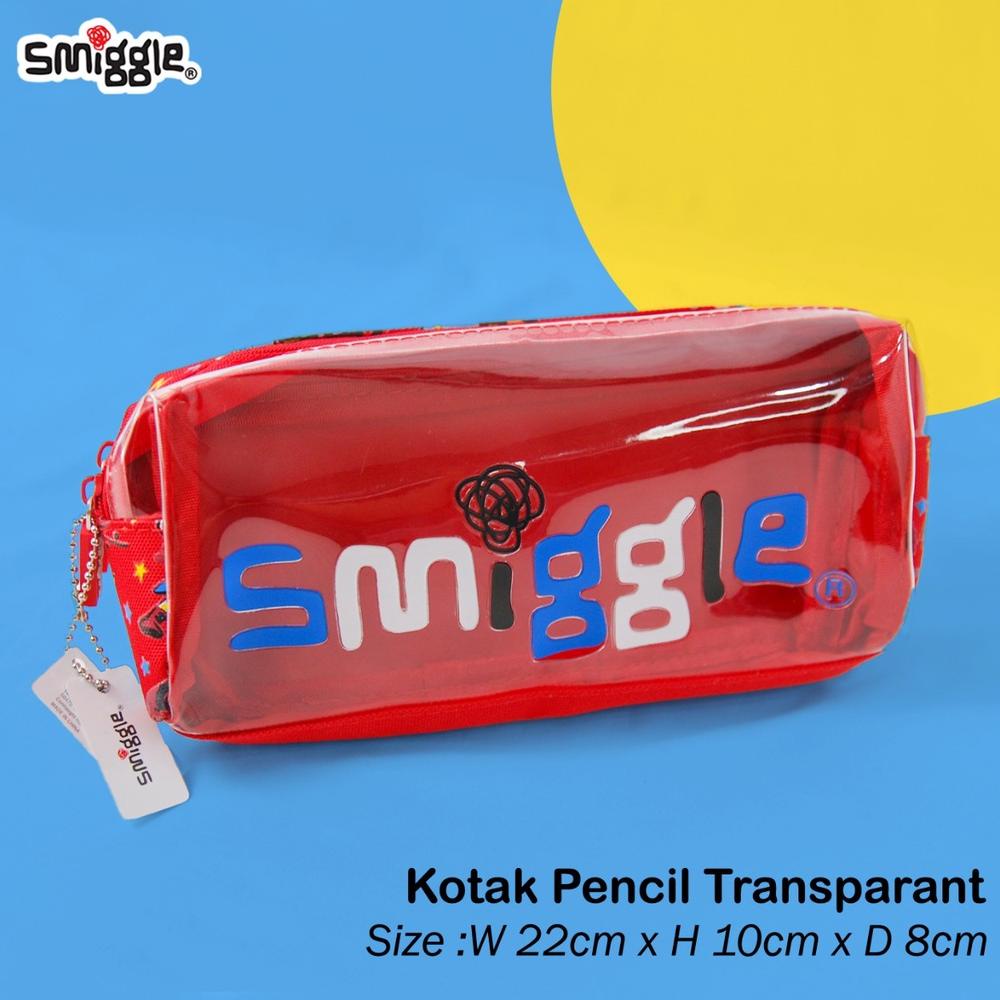 

Trending Smiggle Wander Id Dual Zip Pencil Case Kotak Pencil Transparant Smwd