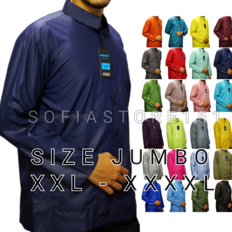 Harga Murah.. BAJU KOKO AMMU UKURAN BESAR / KOKO JUMBO / KOKO AMMU XXL XXXL XXXXL