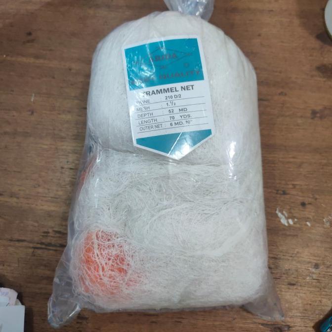 *#*#*#*#] Jaring senar udang 3 lapis trammel net nilon merek arida
