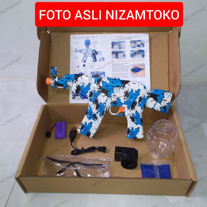 Tembakan Water Gel blaster Mainan Anak pistol chas usb