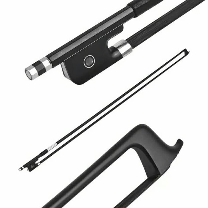 Terlaris Bow Biola Fiber Carbon Dengan Rambut Kuda Hitam Violin Bow Black Hair