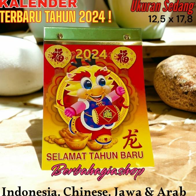 

><><><] Kalender Chinese Harian Sobek Tahun Baru 2024 Ukuran Sedang Shio Naga