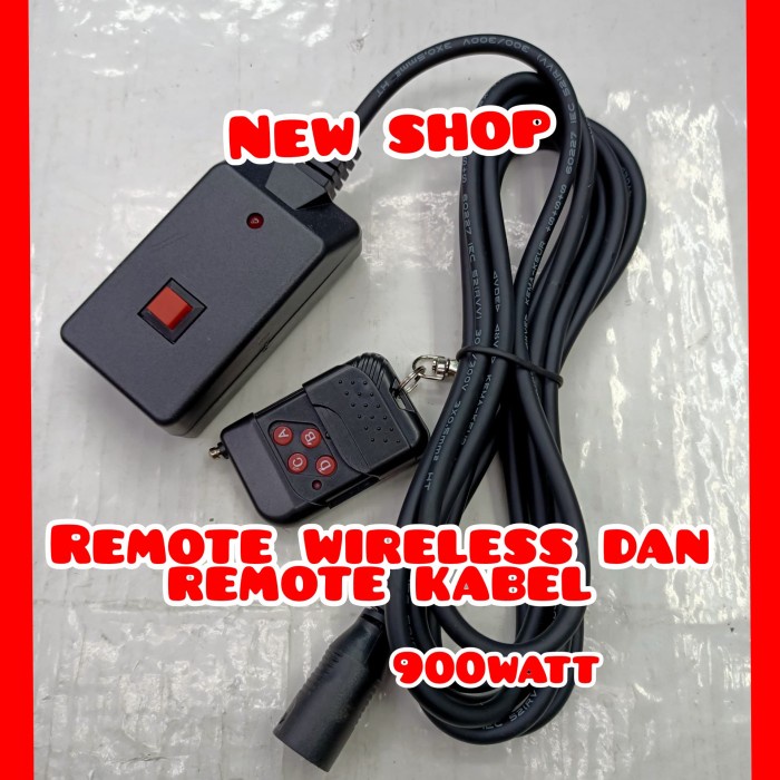 Terlaris Remote Mesin Asap/Fog Machine 900Wat