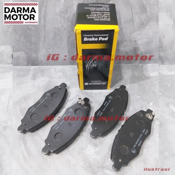 "FRONT DISC PADS / KAMPAS REM CAKRAM DEPAN TOYOTA INNOVA MK KASHIYAMA murmer