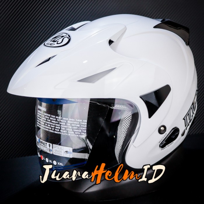 Mds Helm Protector R Solid / White / Half Face
