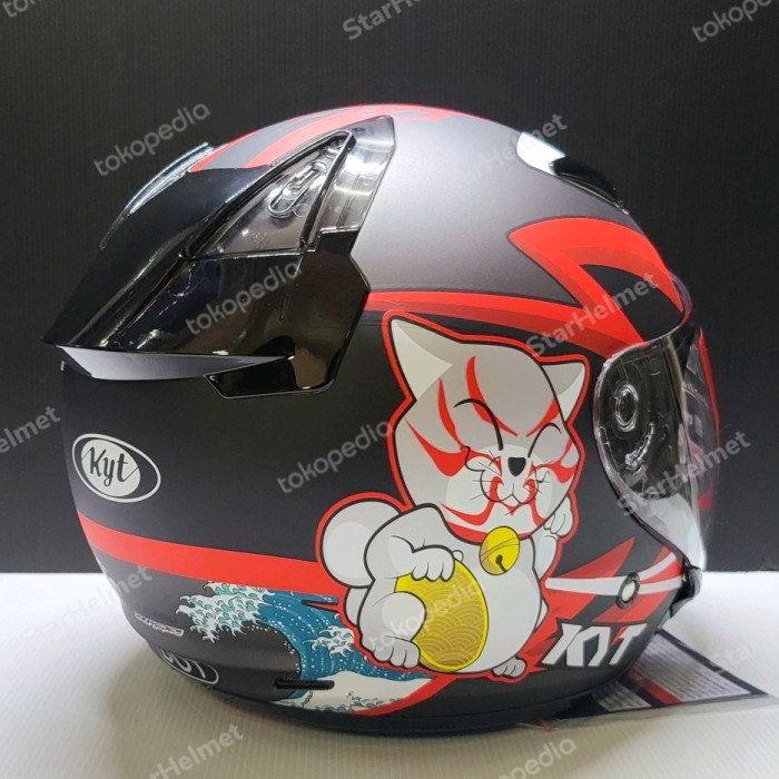 Helm Kyt Dj Maru Kabuki Cat