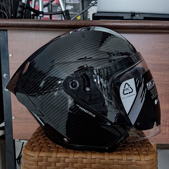 Helm Rsv Windtail Carbon Half Face Rsv Windtail