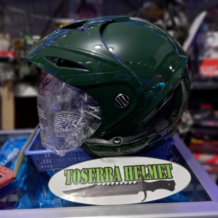 Helm Hijau Army Tni Ad Glossy
