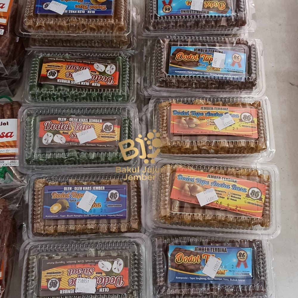 

' dodol tape oleh-oleh khas jember / 250gr
