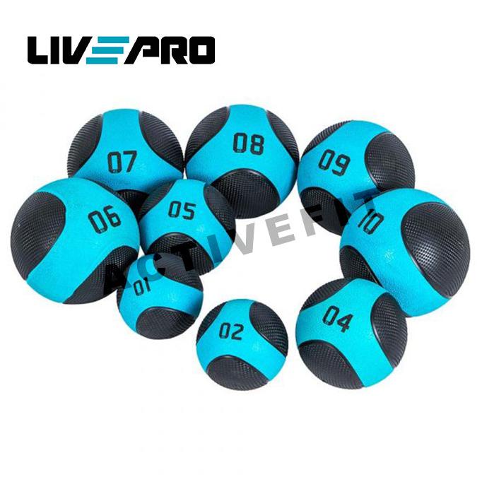 LIVEPRO Medicine Ball Bola Gym Ball Heavy Duty CrossFit Fitness Ball