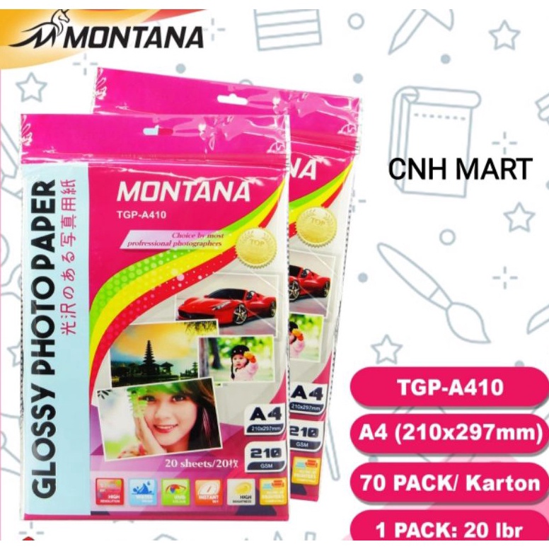 

10.10 Product HOT glossy paper A4 210 GSM ( isi 20 lembar)