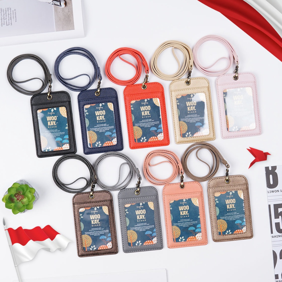

Promo TerbatasVv2V6 Premium Name Tag Holder/ID Card Holder/Gantungan ID Card Costum Logo & Nama
