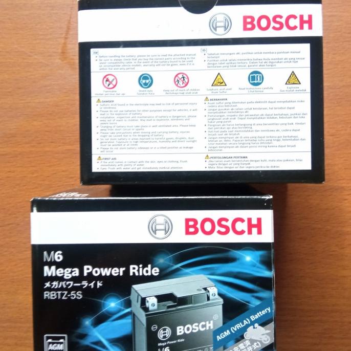 Aki Kering M6 Merk Bosch 12V 3,5Ah