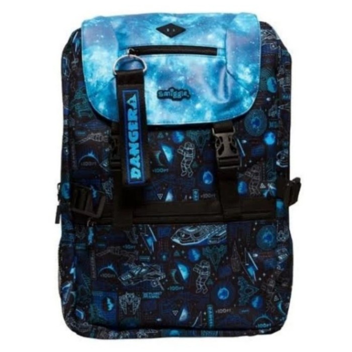 ✿KOP✿ Tas Smiggle Foldover Astronot Galaxy Backpack/Tas Ransel Anak Laki/Ori BERKUALITAS