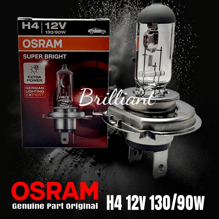 <Freeongkir> Bohlam Halogen H4 Osram H4 - 12V - 130/90W Promo