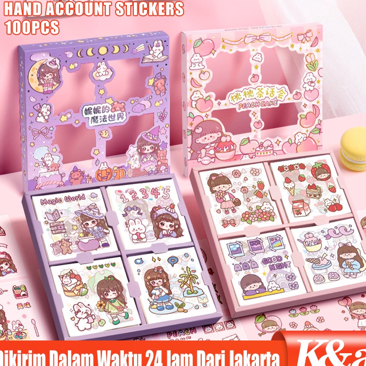 

Yang dinantiH2t7S 100 Lembar NINI-Motif Kartun Korea Lucu Anti Air /Dekorasi Handbook Scrapbook DIY/Stiker kartun tahan air PET