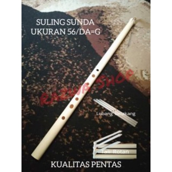 Suling Sunda kualitas pentas nada dasar Da=G